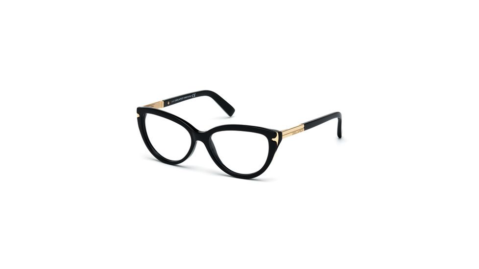 DSquared DQ5133 Eyeglass Frames - Shiny Black Frame Color