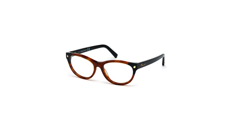 DSquared DQ5142 Eyeglass Frames - Havana Frame Color