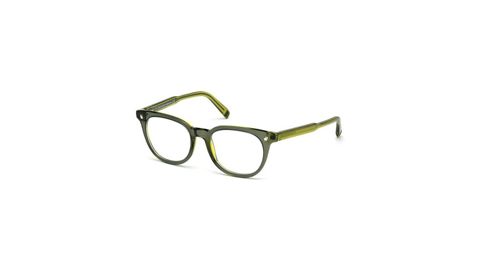 DSquared DQ5144 Eyeglass Frames - Dark Green Frame Color