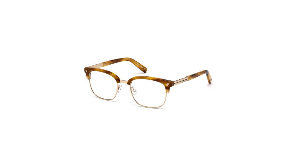 DSquared DQ5148 Eyeglass Frames - Beige Horn Frame Color