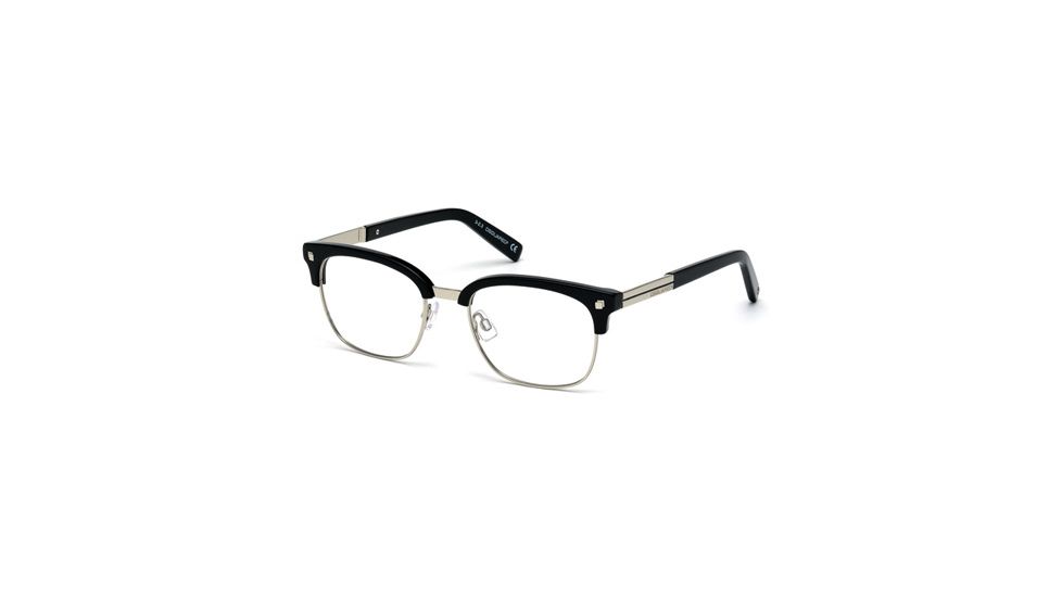 DSquared DQ5148 Eyeglass Frames - Shiny Black Frame Color