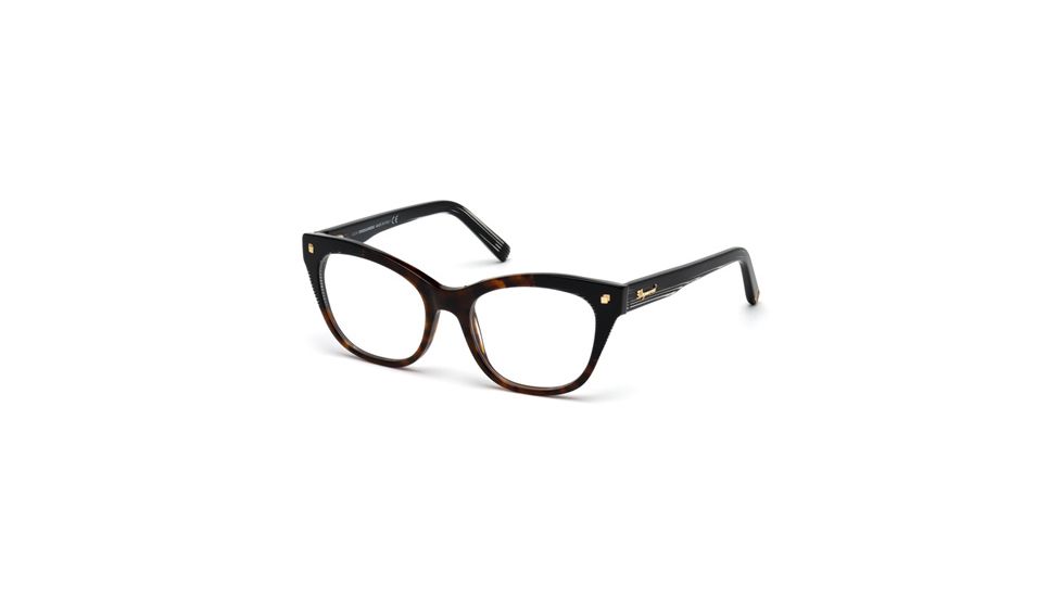 DSquared DQ5160 Eyeglass Frames - Havana Frame Color