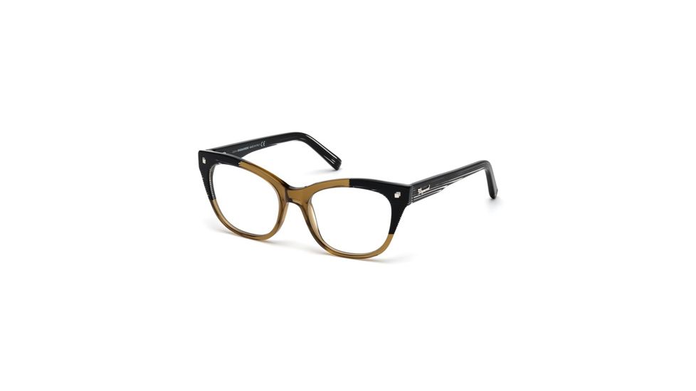 DSquared DQ5160 Eyeglass Frames - Light Brown Frame Color