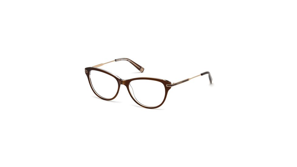 DSquared DQ5163 Eyeglass Frames - Light Brown Frame Color