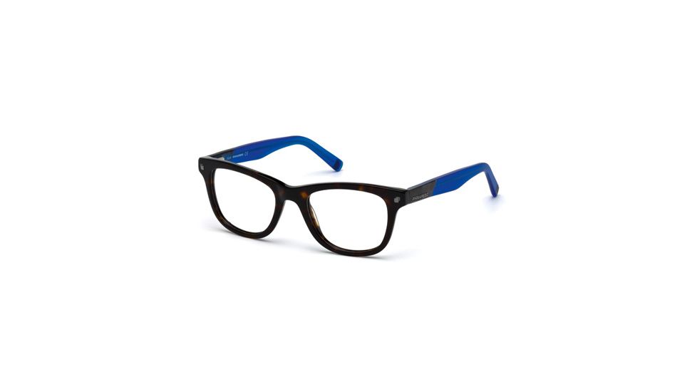 DSquared DQ5167 Eyeglass Frames - Dark Havana Frame Color