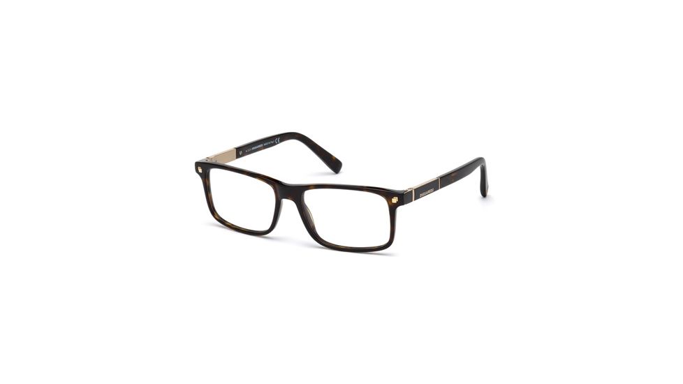DSquared DQ5170 Eyeglass Frames - Dark Havana Frame Color