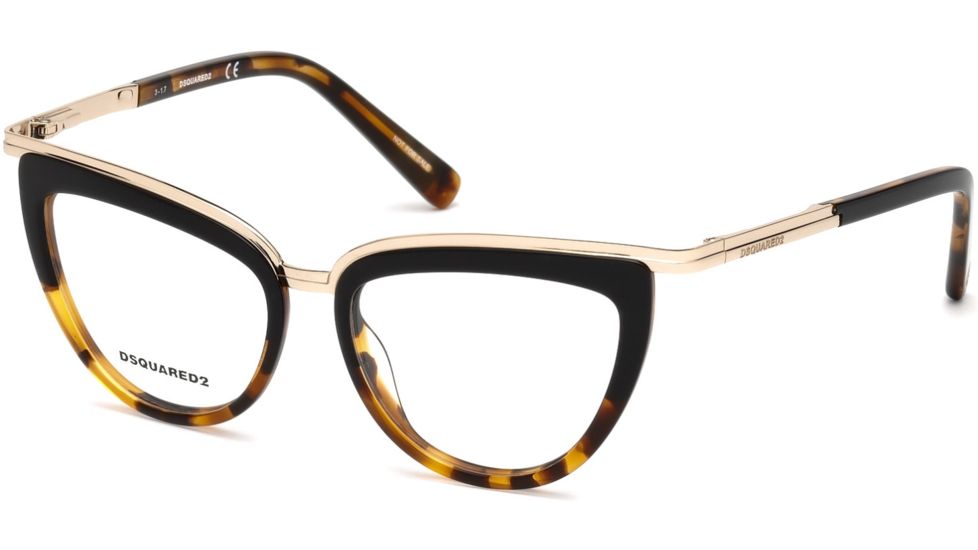 DSquared DQ5238 Eyeglass Frames - Havana Frame Color