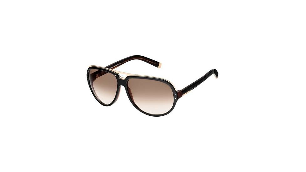 Dsquared DQ0006 Sunglasses - Black Frame Color, Gradient Brown Lens Color