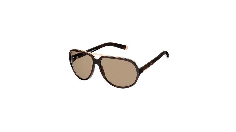 Dsquared DQ0006 Sunglasses - Dark Havana Frame Color, Brown Lens Color
