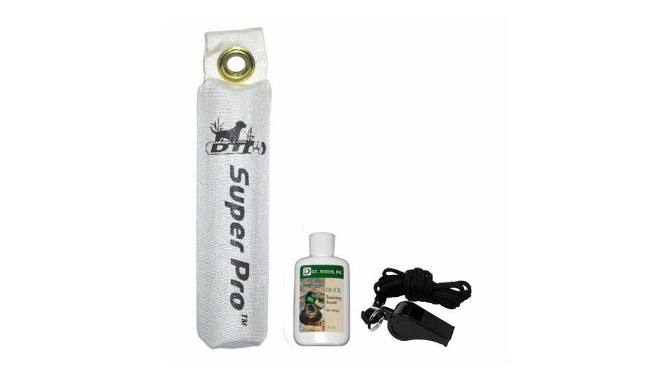 DT Systems Dog Training Kit - Nylon White w/ Duck scent, White, 73302