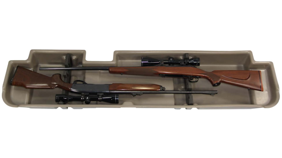 Du-Ha 03-16 Ford F-250 thru F-550 Super Duty Crew Cab Gun Rack, Fits Underseat Storage, Black, Custom Fit, 90018