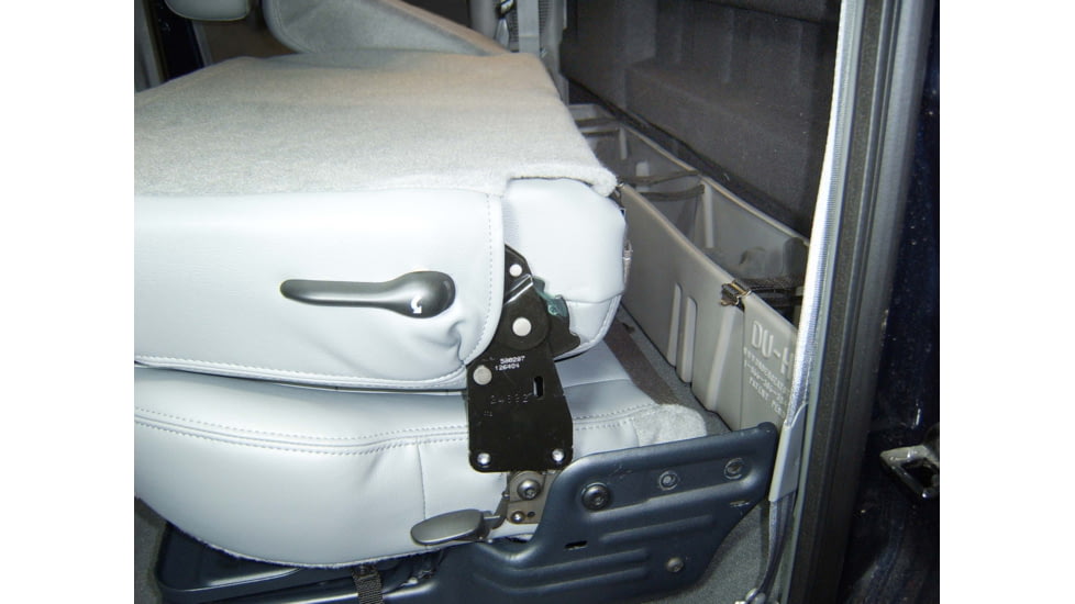 Du-Ha Behind-the-Seat Storage for 00-07 Ford F-250 thru F-550 Super Duty Crew Cab &amp; Regular Cab, Black, 20025