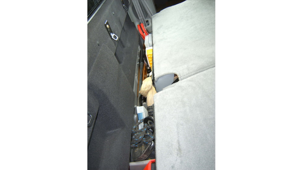 Du-Ha Behind-the-Seat Storage for 00-07 Ford F-250 thru F-550 Super Duty Crew Cab &amp; Regular Cab, Black, 20025