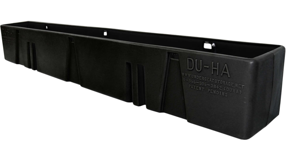 Du-Ha Behind-the-Seat Storage for 00-07 Ford F-250 thru F-550 Super Duty Crew Cab &amp; Regular Cab, Black, 20025