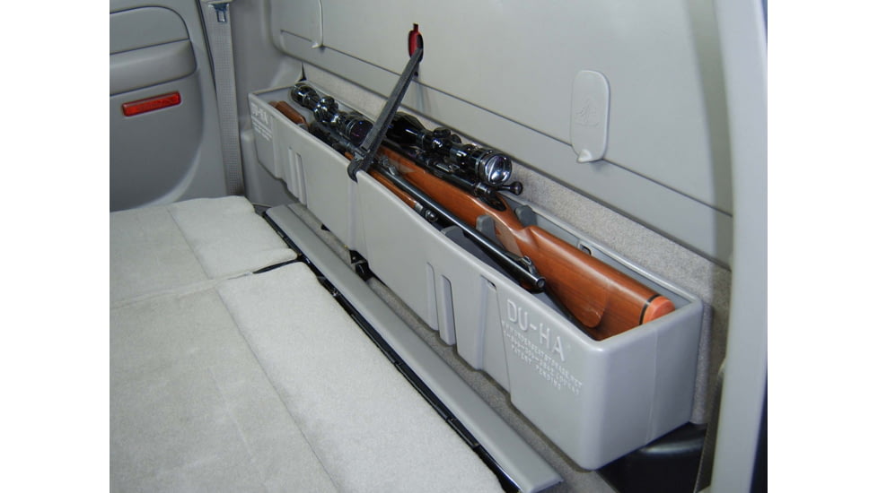 Du-Ha Behind-the-Seat Storage for 04-07 Chevrolet/GMC Silverado/Sierra Silverado/Sierra 1500 Light Duty Crew Cab, Classic , Black, 10023