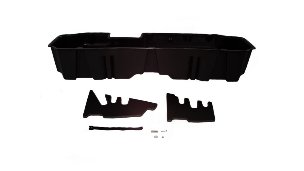 Du-Ha Underseat Storage for 19-22 Chevrolet/GMC Silverado/Sierra Light Duty 20-22 Heavy Duty Crew Cab, New Body Style, 10.5in, Black, 10400