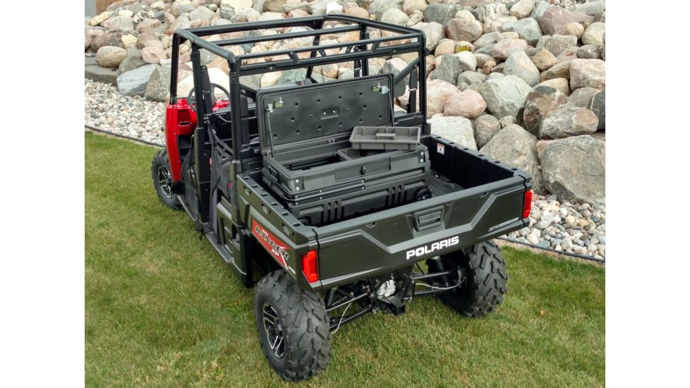 Du-Ha Squad Box w/ Manual Latch - Interior / Exterior Portable and Lockable Storage for Pickup Trucks / Jeeps / Various SUV's, Black, 70671