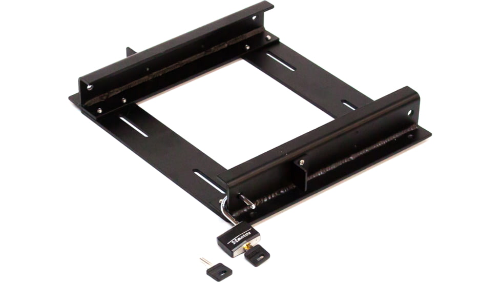 Du-Ha Squad Box w/ Manual Latch - Interior / Exterior Portable and Lockable Storage for Pickup Trucks / Jeeps / Various SUV's, Black, 70670