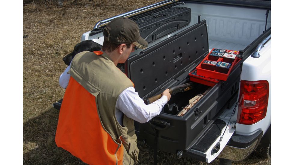 Du-Ha Tote, Interior / Exterior Portable Storage / Gun Case For Pickup Trucks / Various SUV's, No Slide Bracket, Black, 70103