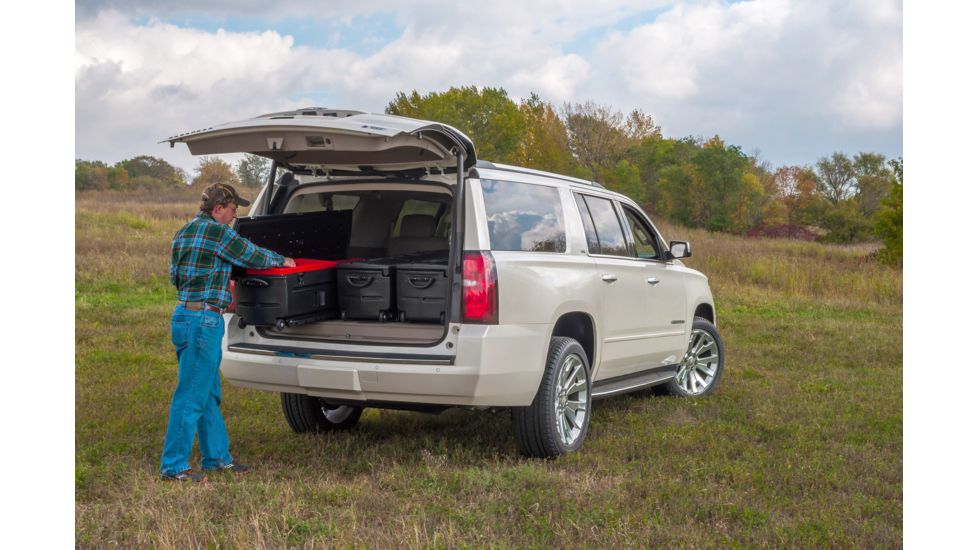 Du-Ha Tote, Interior / Exterior Portable Storage / Gun Case For Pickup Trucks / Various SUV's, No Slide Bracket, Black, 70103