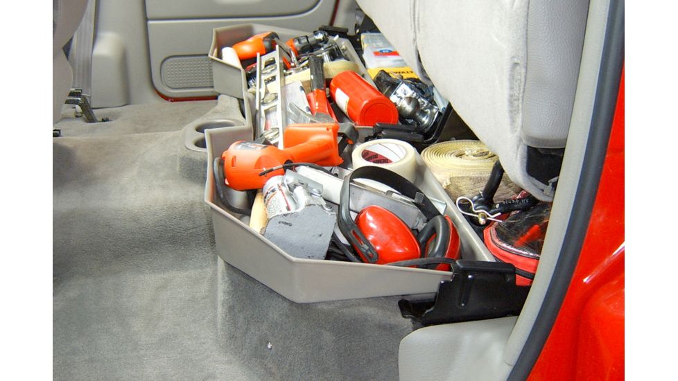 Du-Ha Underseat Storage 02-19 Dodge/RAM 1500 Quad Cab and 03-09 2500 and 3500 Quad Cab, Khaki, 30019