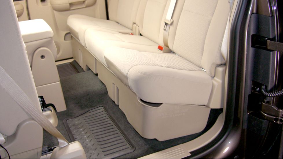 Du-Ha Underseat Storage 06-07 Chevrolet/GMC Silverado/Sierra Extended Cab, 5.8in Extra Short Box, Tan, 10050