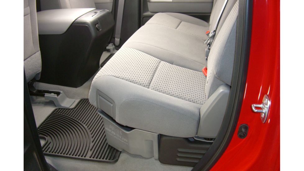 Du-Ha Underseat Storage for 07-21 Toyota Tundra Double Cab - Does not fit with factory subwoofer, Dark Gray, 60052