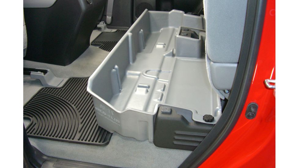 Du-Ha Underseat Storage for 07-21 Toyota Tundra Double Cab - Does not fit with factory subwoofer, Dark Gray, 60052