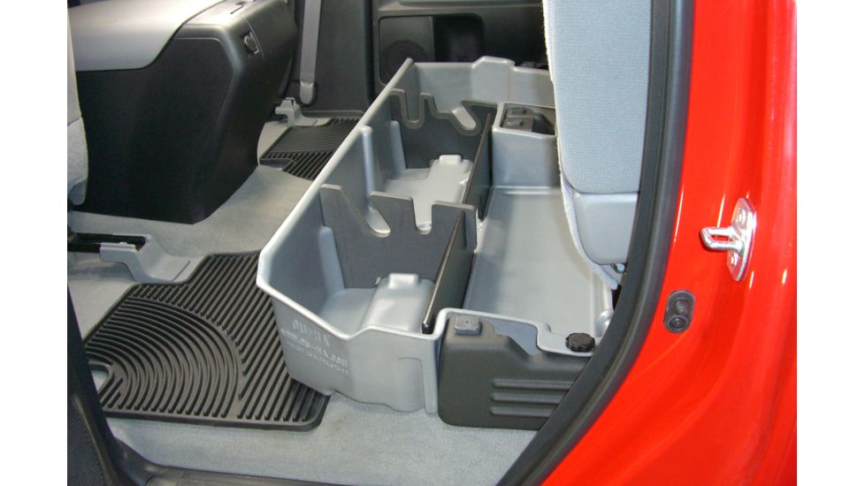 Du-Ha Underseat Storage for 07-21 Toyota Tundra Double Cab - Does not fit with factory subwoofer, Dark Gray, 60052