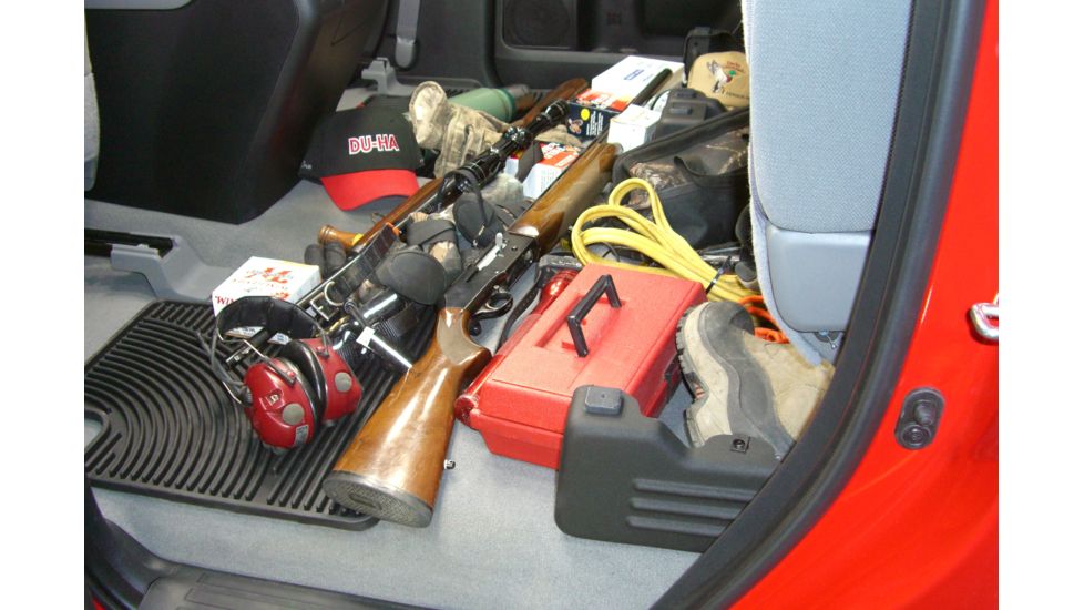 Du-Ha Underseat Storage for 07-21 Toyota Tundra Double Cab - Does not fit with factory subwoofer, Dark Gray, 60052