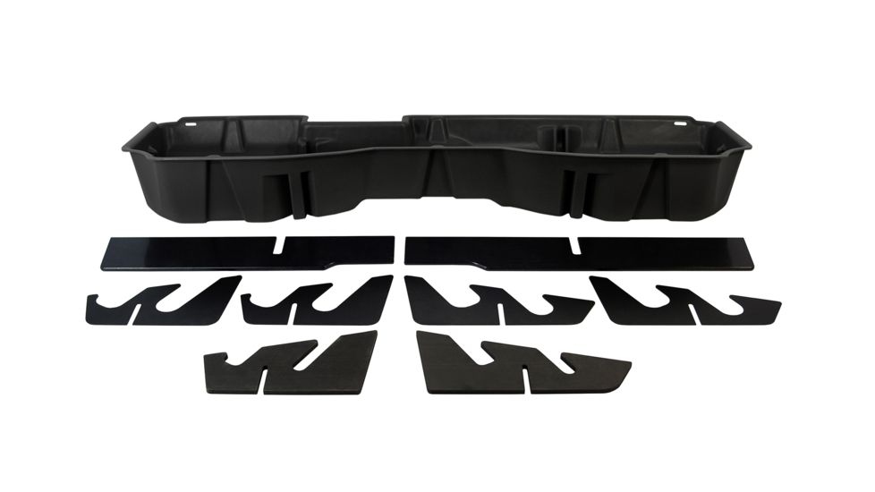 USED Du-Ha Underseat Chevrolet/GMC Silverado/Sierra Storage, 14-18 Light Duty/15-19 Heavy Duty Crew Cab, Jet Black, 10300, EDEMO1