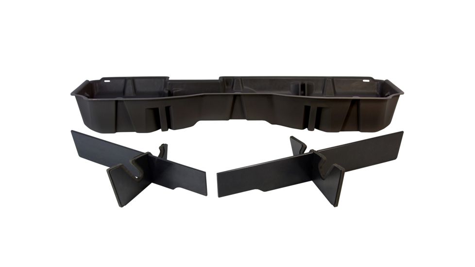 Du-Ha Underseat Chevrolet/GMC Silverado/Sierra Storage, 14-18 Light Duty/15-19 Heavy Duty Crew Cab, Saddle/Brown, 10303