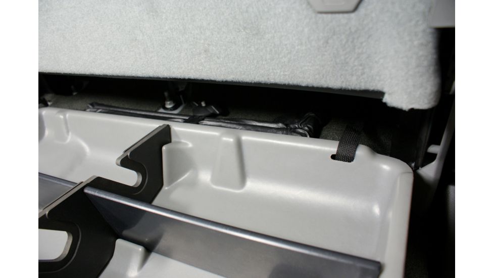Du-Ha Underseat Chevrolet/GMC Silverado/Sierra Storage, 14-18 Light Duty/15-19 Heavy Duty Crew Cab, Ash/Gray, 10301