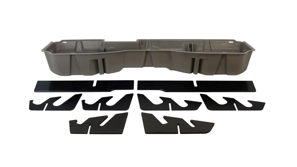 Du-Ha Underseat Chevrolet/GMC Silverado/Sierra Storage, 14-18 Light Duty/15-19 Heavy Duty Crew Cab, Dune/Tan, 10302
