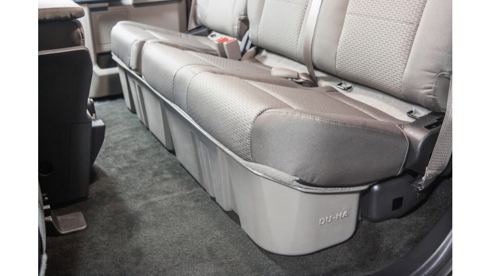 Du-Ha Underseat Storage for 15-22 Ford F-150 Supercab &amp; 17-22 F250-F550 Super Duty Supercab, Light Gray, 20107