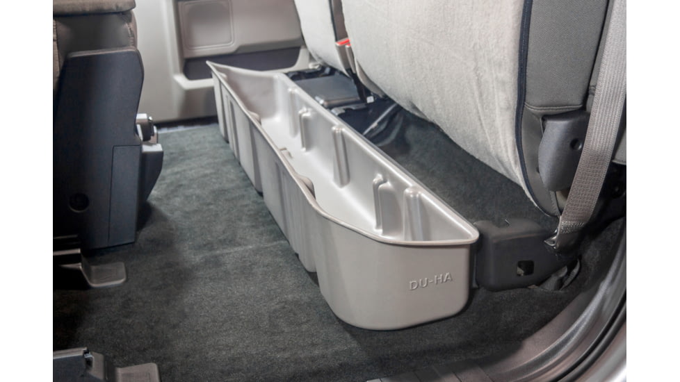 Du-Ha Underseat Storage for 15-22 Ford F-150 Supercab &amp; 17-22 F250-F550 Super Duty Supercab, Light Gray, 20107