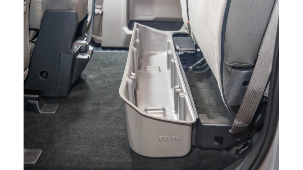Du-Ha Underseat Storage for 15-22 Ford F-150 Supercab &amp; 17-22 F250-F550 Super Duty Supercab, Light Gray, 20107