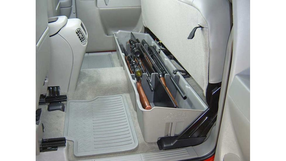 Du-Ha Underseat Storage for 15-22 Ford F-150 SuperCrew and 17-22 F-250-550 Super Duty Crew Cab, Light Gray, 20111