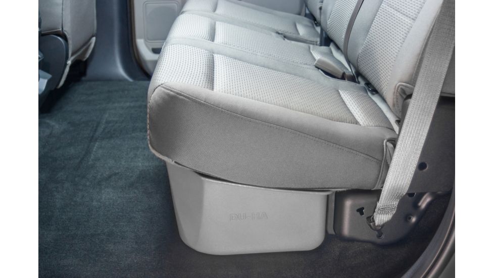 Du-Ha Underseat Storage for 15-22 Ford F-150 SuperCrew and 17-22 F-250-550 Super Duty Crew Cab, Light Gray, 20111