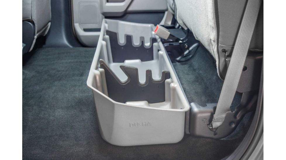 Du-Ha Underseat Storage for 15-22 Ford F-150 SuperCrew and 17-22 F-250-550 Super Duty Crew Cab, Light Gray, 20111