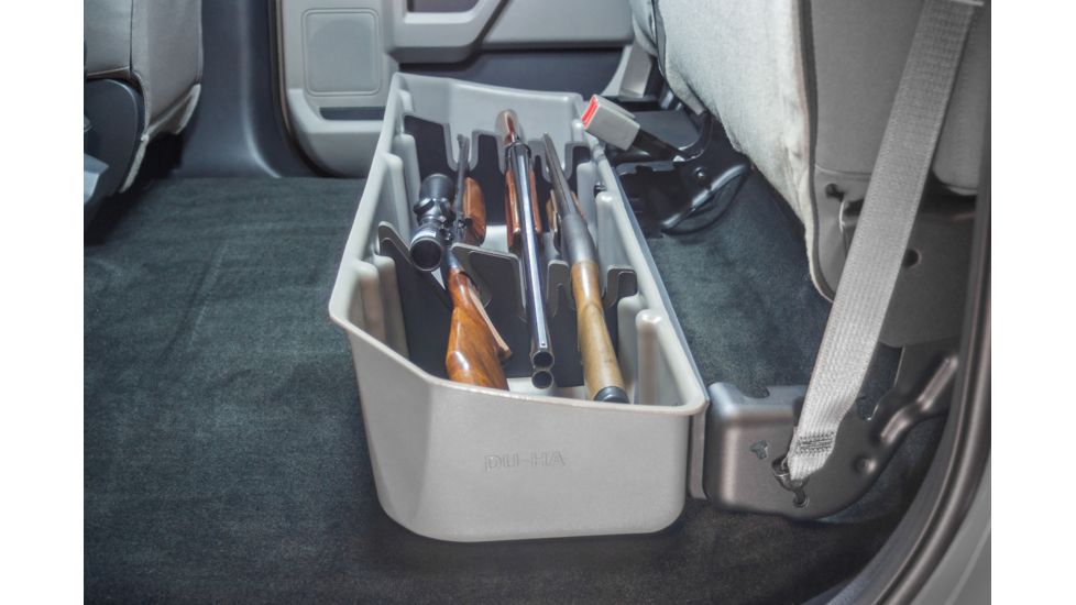 Du-Ha Underseat Storage for 15-22 Ford F-150 SuperCrew and 17-22 F-250-550 Super Duty Crew Cab, Light Gray, 20111
