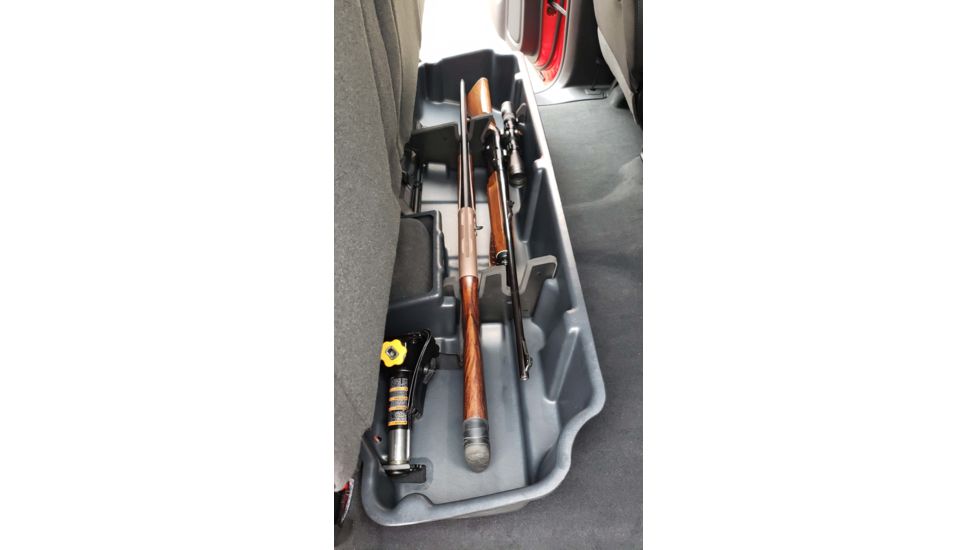 Du-Ha Underseat Storage for 19-22 Chevrolet/GMC Silverado/Sierra Light Duty 20-22 Heavy Duty Crew Cab, New Body Style, 9.75in, Black, 10420