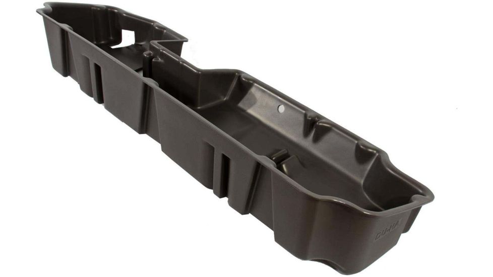 Du-Ha Underseat Storage for 19-22 Chevrolet/GMC Silverado/Sierra Light Duty 20-22 Heavy Duty Crew Cab, New Body Style, 9.75in, Brown, 10421