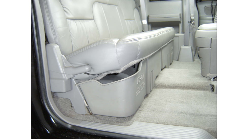 Du-Ha Underseat Storage for 88-99 Chevrolet/GMC Silverado/Sierra CK Model Extended Cab, Black, 10037