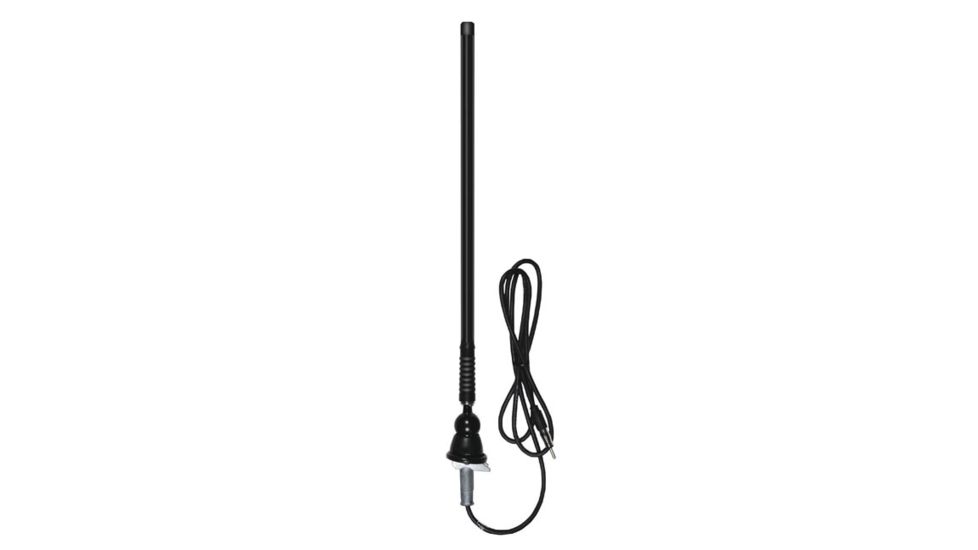 Dual Marine AM/FM Antenna Dual Black Rubber Coated, Black MAR16B
