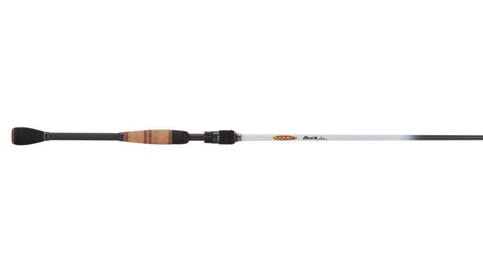 Duckett Fishing Black Ice Medium Spinning Rod, Med, Black, 7ft 2in, DFBI72M-S