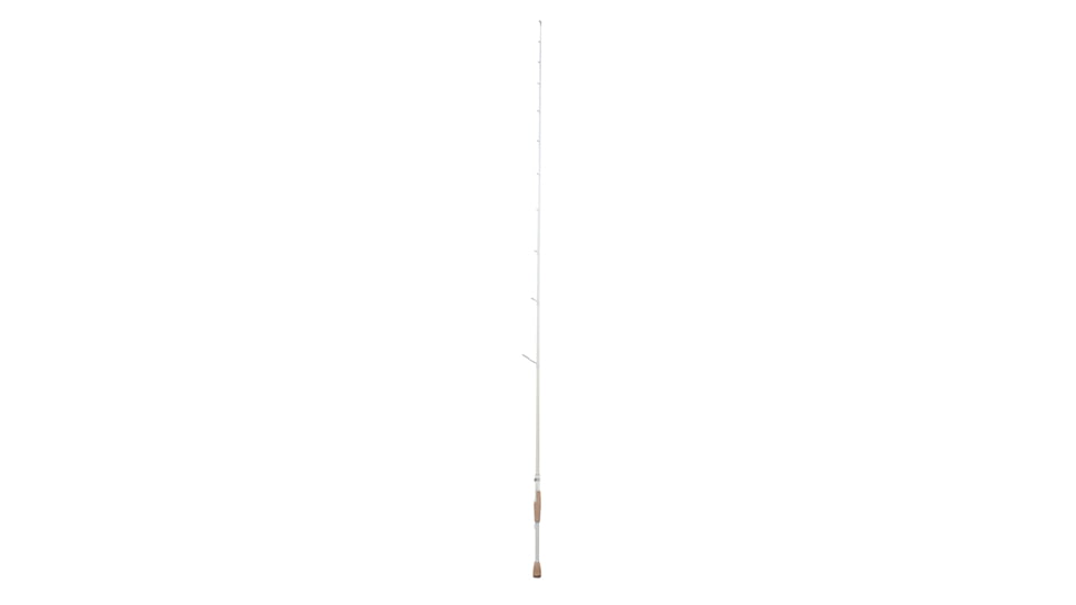 Duckett Fishing Pro Series Spinning Rod, Med, White, 6ft 8in, DFPS68M-S