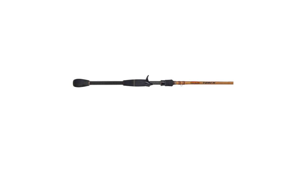 Duckett Fishing Torch Fast Spinning Rod, Medium, White/Orange, 7 ft, DFTH70ML-S