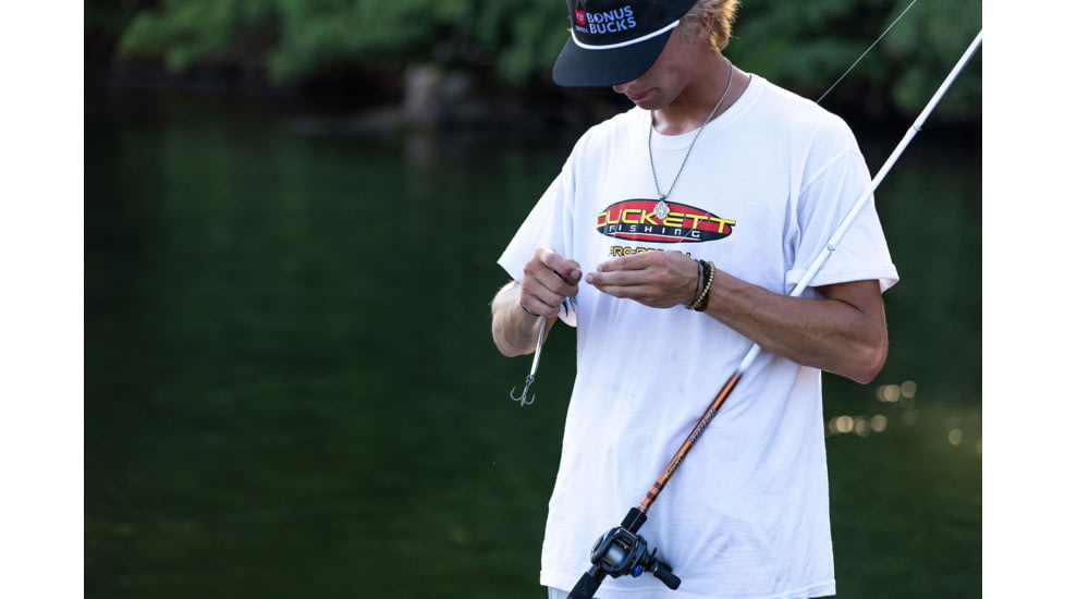 Duckett Fishing Torch Fast Spinning Rod, Medium, White/Orange, 7 ft, DFTH70ML-S