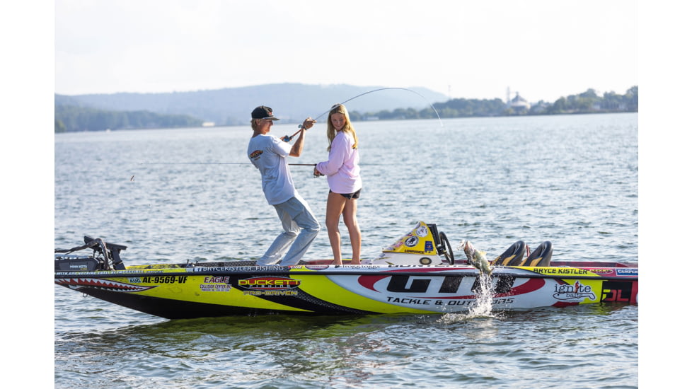 Duckett Fishing Torch Fast Spinning Rod, Medium, White/Orange, 7 ft, DFTH70ML-S